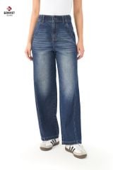 Quần Jeans Nữ Suông Vừa