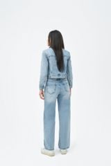Áo Khoác Jeans Nữ Croptop