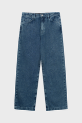 Quần Jean Nữ Ống Suông Denim Cotton Cao Cấp - Cạp Chun Co Giãn Thoải Mái, Hack Dáng