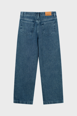 Quần Jean Nữ Ống Suông Denim Cotton Cao Cấp - Cạp Chun Co Giãn Thoải Mái, Hack Dáng