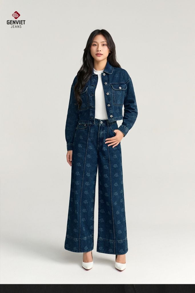 Quần Jeans Nữ Ống Suông