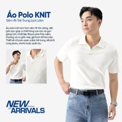 Áo Len Nam Cộc Tay Polo Knit - Slim-fit Trẻ Trung Lịch Lãm