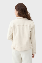 Áo Khoác Jean Nữ Form Ôm Vừa - Denim 1 Lớp Tôn Dáng