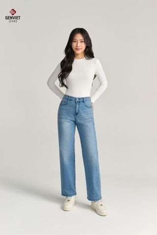 Quần Jeans Nữ Ống Đứng