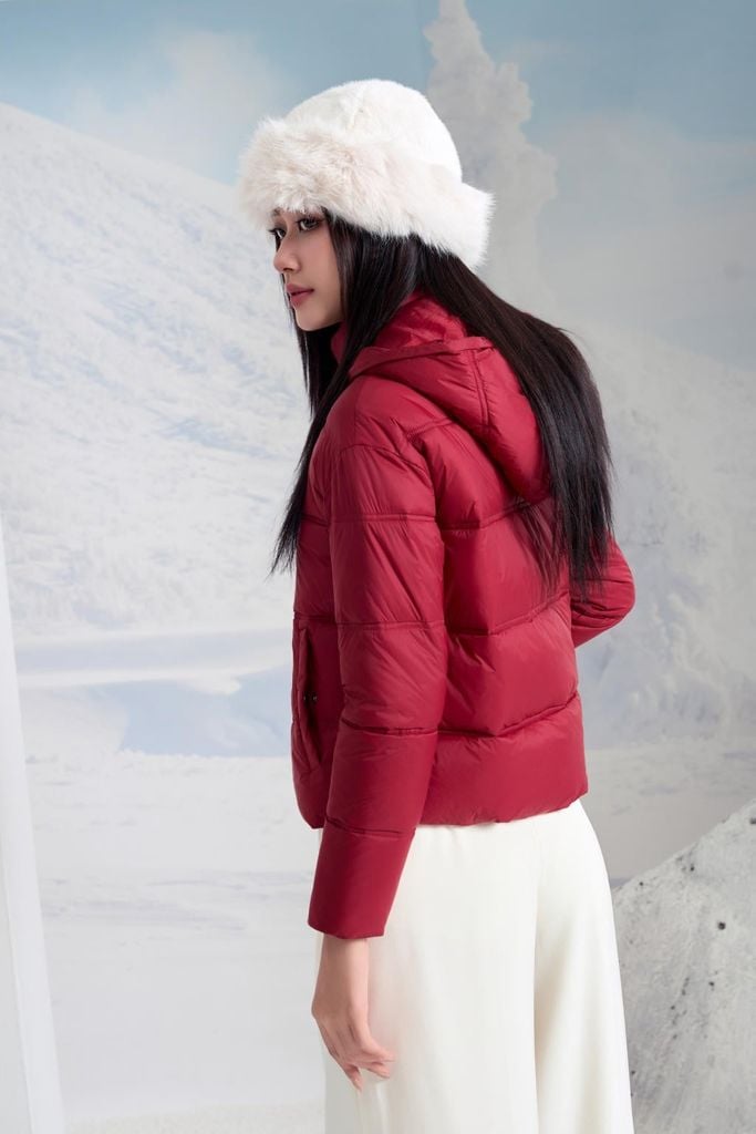 Áo Phao Nữ Chần Bông 3 Lớp - Giữ Ấm Tối Ưu