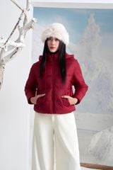 Áo Phao Nữ Chần Bông 3 Lớp - Giữ Ấm Tối Ưu