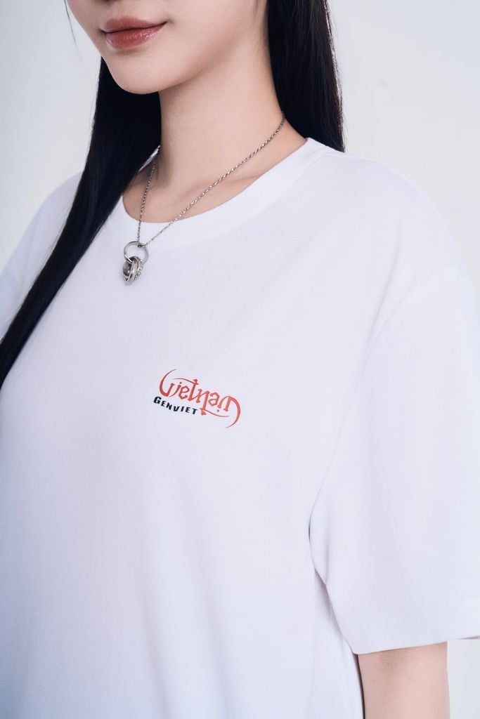 Áo Thun Unisex Phom Suông - Họa Tiết Bản Đồ Việt Nam & Rồng Vàng Tinh Hoa Văn Hóa