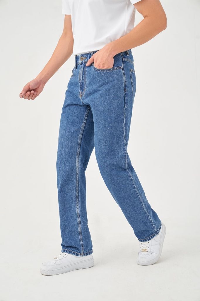 Quần Jeans Nam Ống Đứng