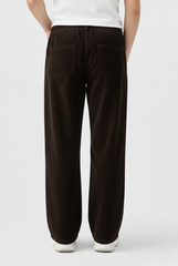 Quần Nhung Nữ Ống Suông - ​Cạp Chun Sau Thoải Mái