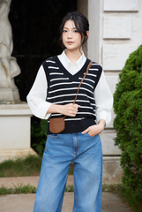 Áo Gile Len Lông Thỏ - Cổ V Thanh Lịch, Dễ Phối