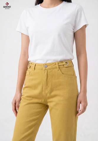 Quần Kaki Nữ Dáng Baggy – Thoải Mái, Cá Tính, Dễ Phối Mọi Ngày