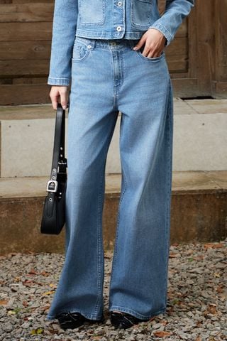 Quần Dài Jeans Nữ Dáng Suông