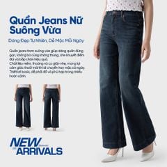 Quần Jean Nữ Form Suông Vảy – Dáng Thon Gọn, Che Khuyết Điểm Tinh Tế