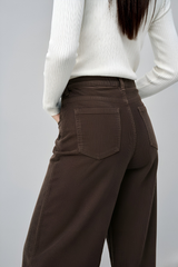 Quần Nhung Nữ Ống Suông - ​Cạp Chun Sau Thoải Mái