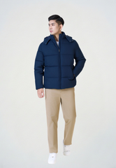 Áo Phao Nam 3 Lớp Dáng Ngắn – Giữ Ấm Tối Đa, Chắn Gió Tốt