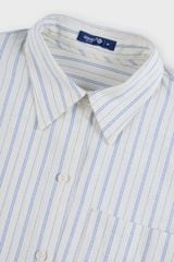 Áo Sơ Mi Nữ Dài Tay - Chất Thô Dáng Suông Kẻ Sọc Thanh Lịch