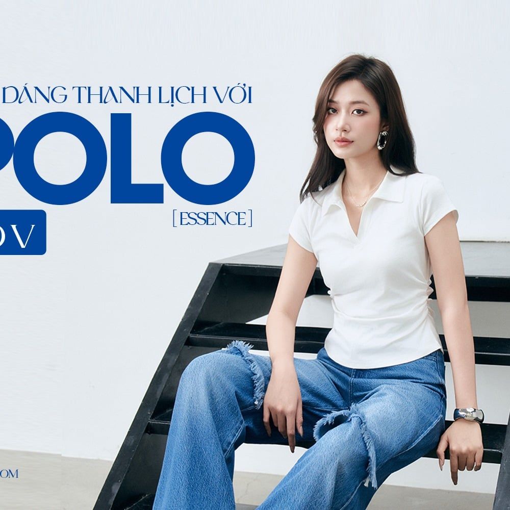 Áo Polo Cộc Tay Nữ - Ôm Gọn Vừa Phải, Tôn Eo Trẻ Trung
