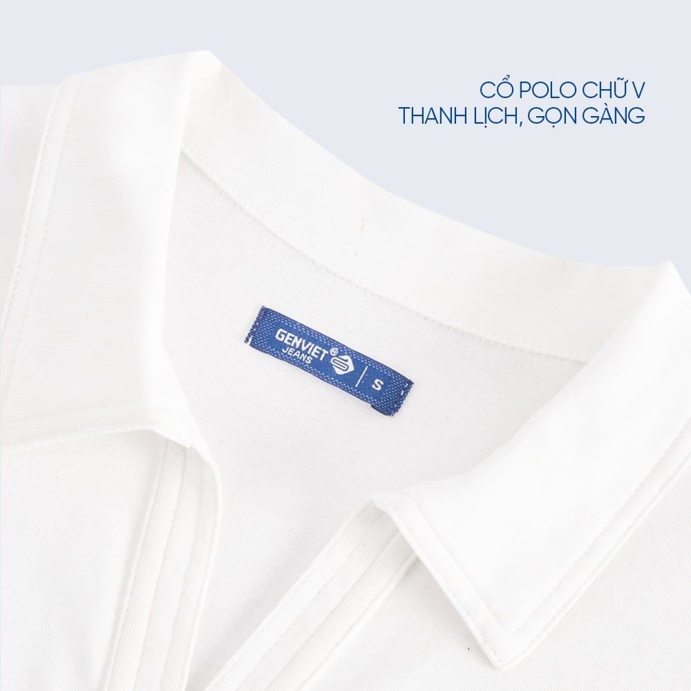 Áo Polo Cộc Tay Nữ - Ôm Gọn Vừa Phải, Tôn Eo Trẻ Trung