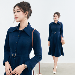 Đầm Da Lộn Nữ - Dáng Suông Trẻ Trung