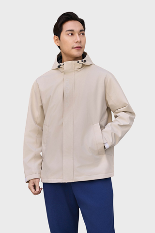 Áo Khoác Gió Nam 2 Lớp Có Mũ - Chất Liệu Cao Cấp Cản Gió, Chống Nước