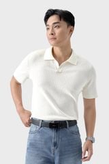 Áo Len Nam Cộc Tay Polo Knit - Slim-fit Trẻ Trung Lịch Lãm