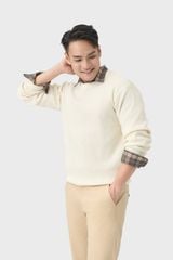 Áo Len Nam Lông Cừu – Cổ Tròn Trung Tính