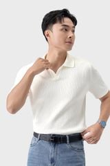 Áo Len Nam Cộc Tay Polo Knit - Slim-fit Trẻ Trung Lịch Lãm