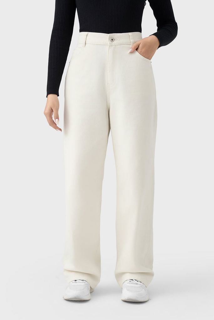 Quần Dài Jeans Nữ Dáng Suông