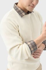 Áo Len Nam Lông Cừu – Cổ Tròn Trung Tính