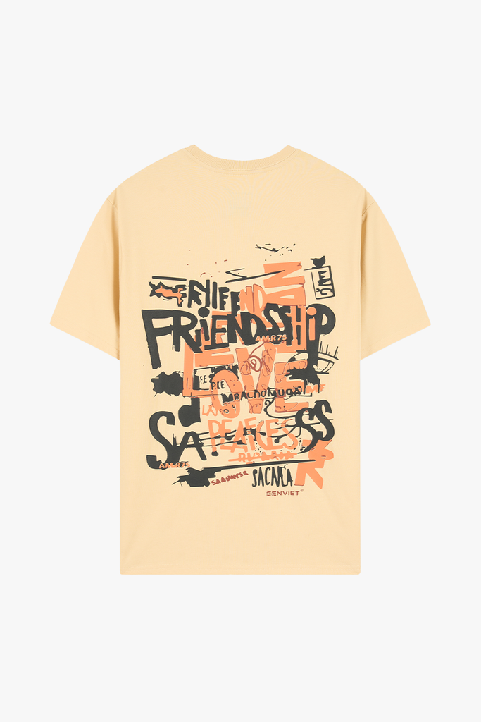 Áo Phông Unisex Tay Ngắn Form Suông - Chất Thun Mềm Mịn Thoáng Mát