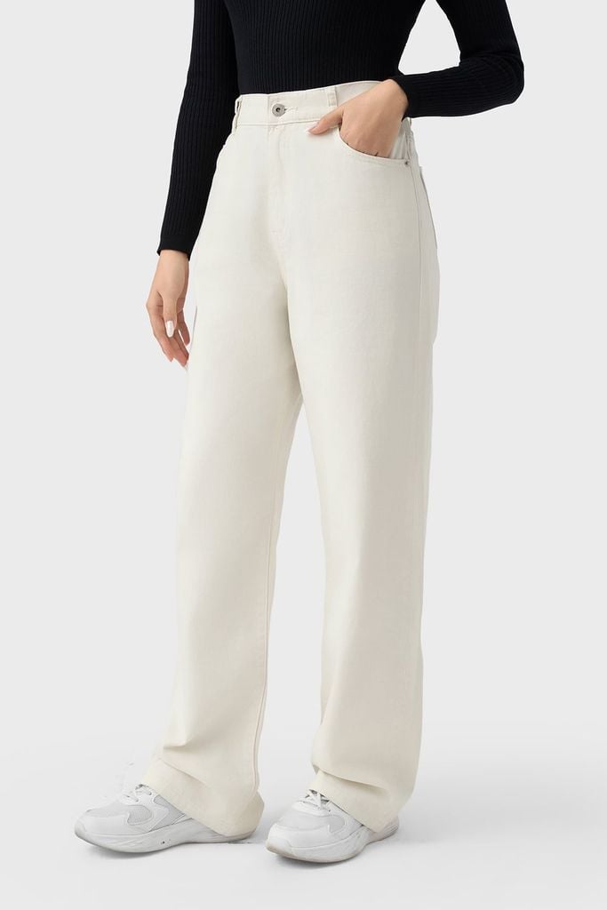 Quần Dài Jeans Nữ Dáng Suông