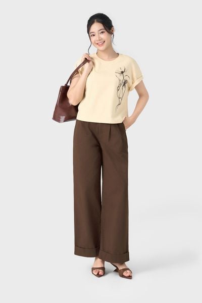 Set Casual Kaki Nữ