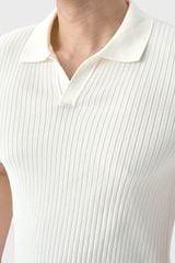 Áo Len Nam Cộc Tay Polo Knit - Slim-fit Trẻ Trung Lịch Lãm
