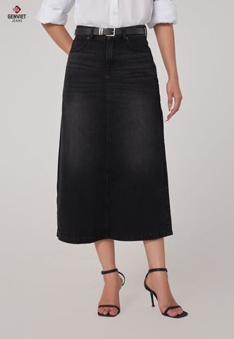 Chân Váy Jean - Juyp Jeans Nữ Dáng Suông