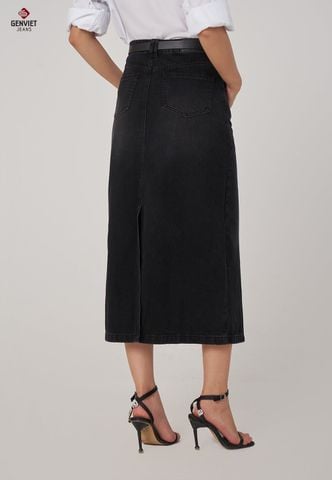 Chân Váy Jean - Juyp Jeans Nữ Dáng Suông