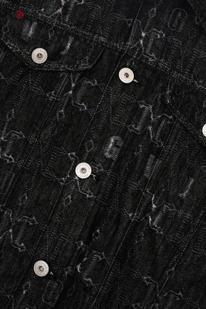 Áo Khoác Denim Unisex 1 Lớp Form Rộng – Hiệu ứng laser và wash nhẹ