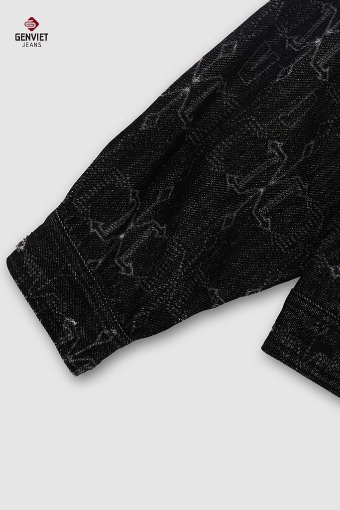 Áo Khoác Denim Unisex 1 Lớp Form Rộng – Hiệu ứng laser và wash nhẹ