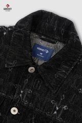 Áo Khoác Denim Unisex 1 Lớp Form Rộng – Hiệu ứng laser và wash nhẹ