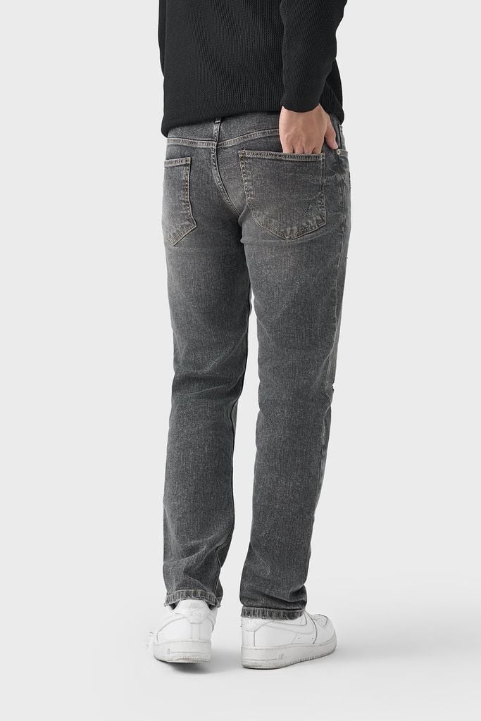 Quần Jean Nam Form Col Đứng - Vải Jeans Chéo Bền Chắc