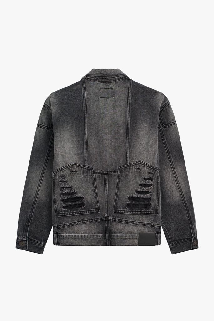 Áo Khoác Jean Bò Nam Form Suông