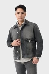 Áo Khoác Jeans Nam – Wash Loang Nam Tính