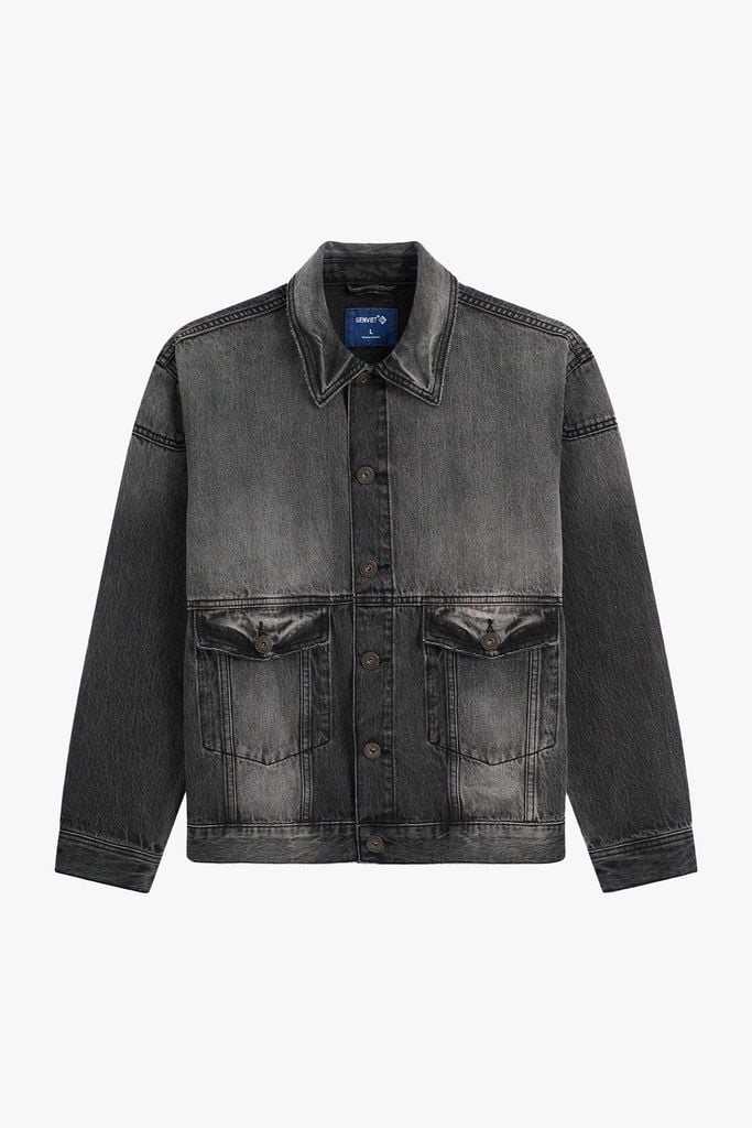 Áo Khoác Jean Bò Nam Form Suông
