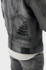 Áo Khoác Jeans Nam – Wash Loang Nam Tính