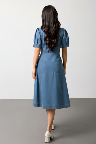 Đầm Jean Chữ A Nữ