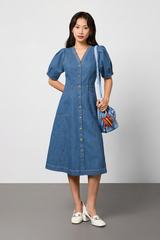 Đầm Jean Chữ A Nữ