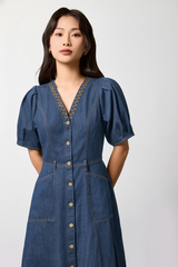 Đầm Jean Chữ A Nữ