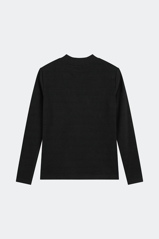 Áo Thun Dài Tay Nữ Slim-fit Thun Jersey Spandex Cao Cấp - Thiết Kế Gân Nổi Tôn Dáng Tự Nhiên