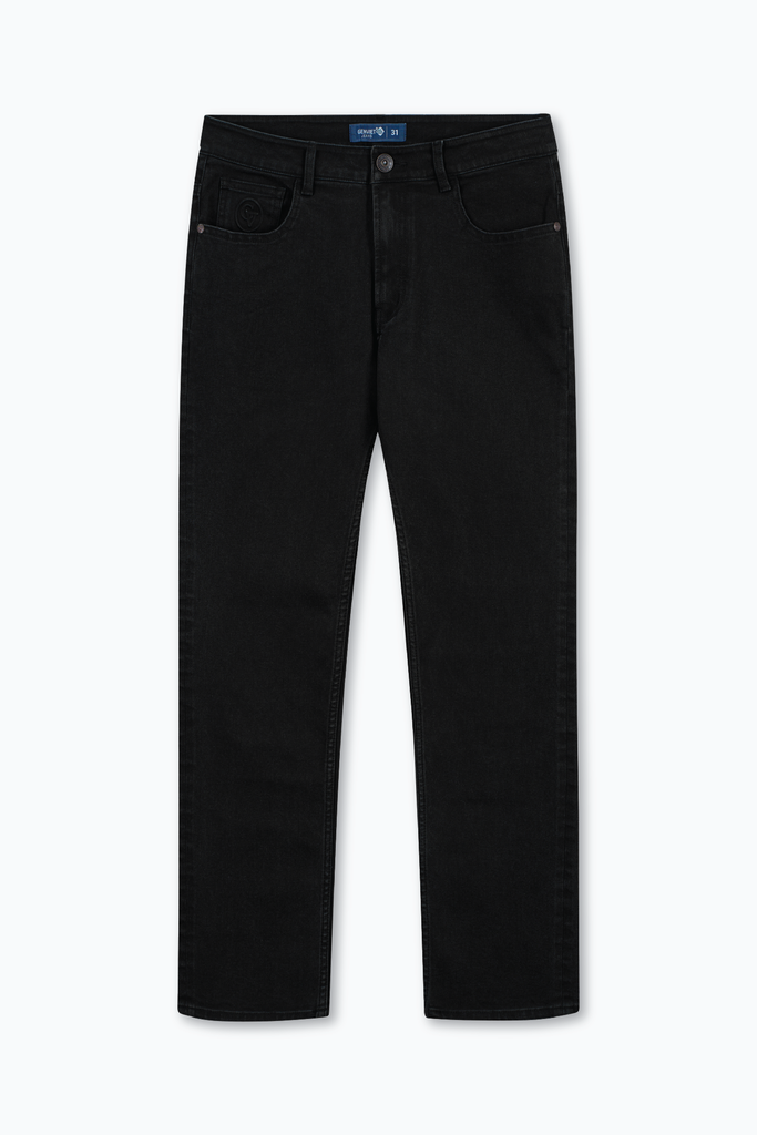Quần Jean Nam Ống Đứng Premium Denim - Chuẩn Form, Lịch Lãm