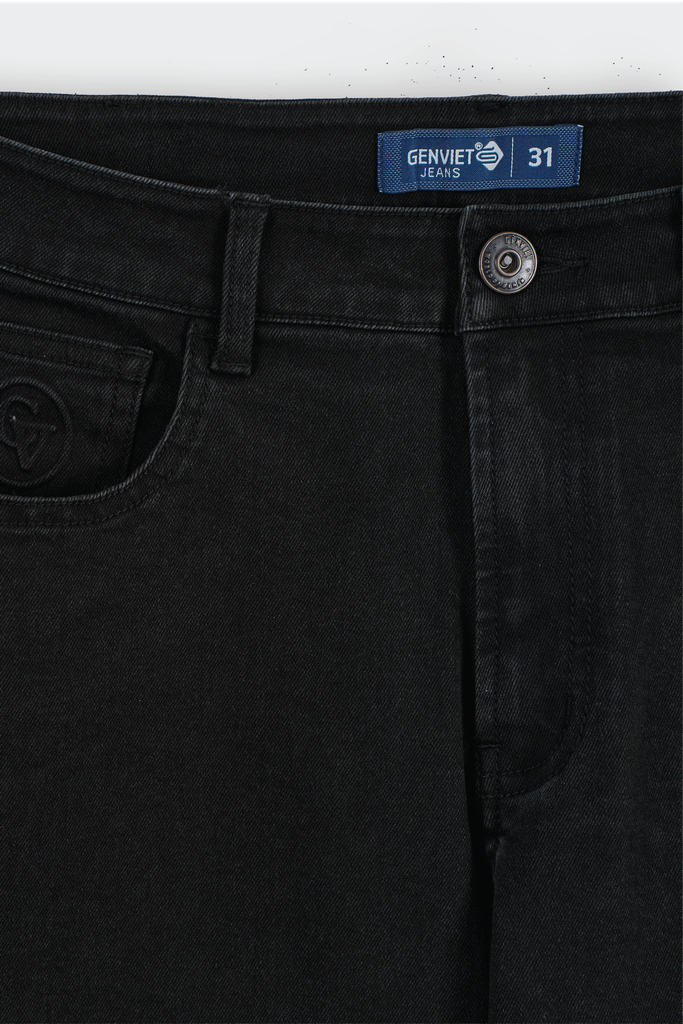 Quần Jean Nam Ống Đứng Premium Denim - Chuẩn Form, Lịch Lãm