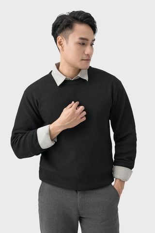 Áo Len Nam Lông Cừu – Cổ Tròn Trung Tính